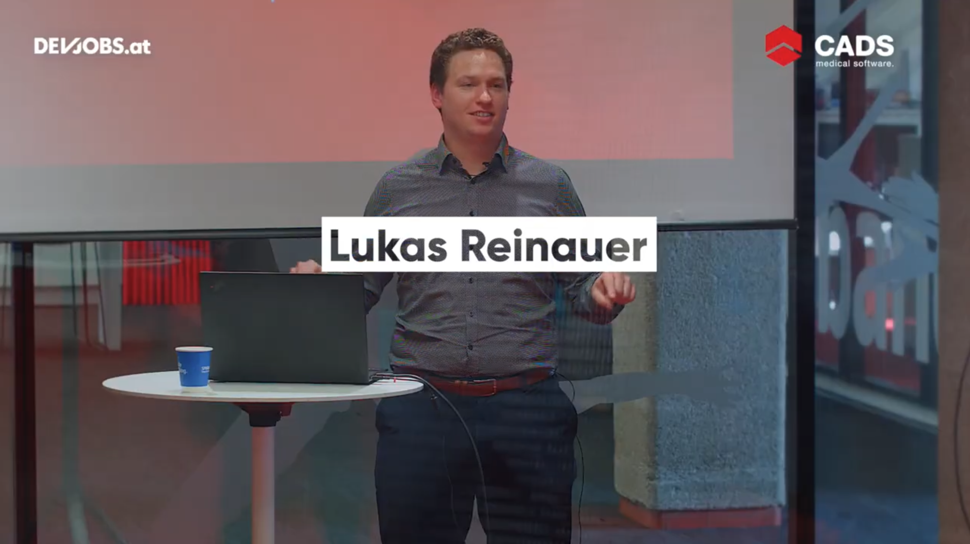 Picture of Lukas R in Devtalk Interview Setting