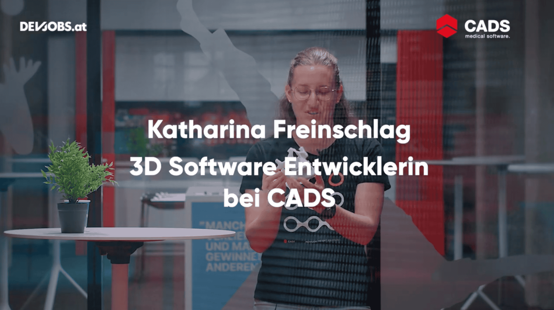 Picture of Katharina F in Devtalk Interview Setting